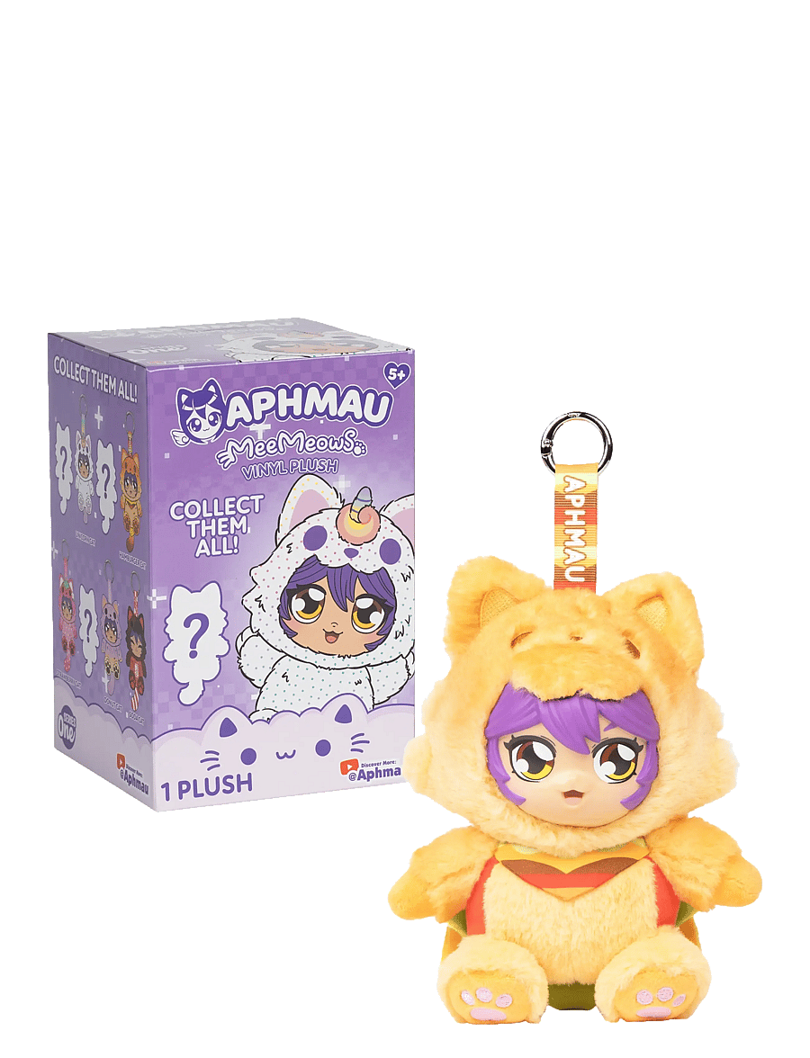 Aphmau - Aphmau Vinyl Plush Bag Charm 15cm Asst. - mjuka leksaker - multi - 3