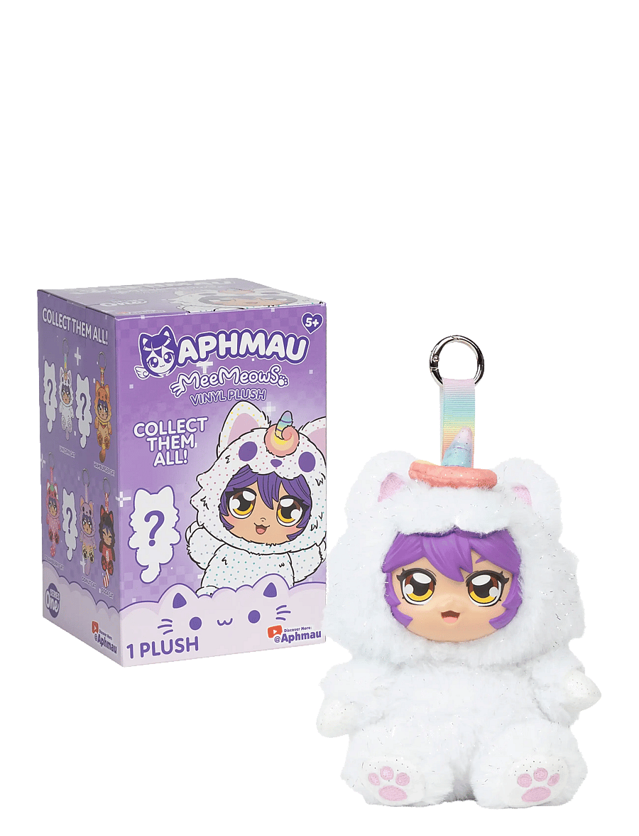 Aphmau - Aphmau Vinyl Plush Bag Charm 15cm Asst. - mjuka leksaker - multi - 4