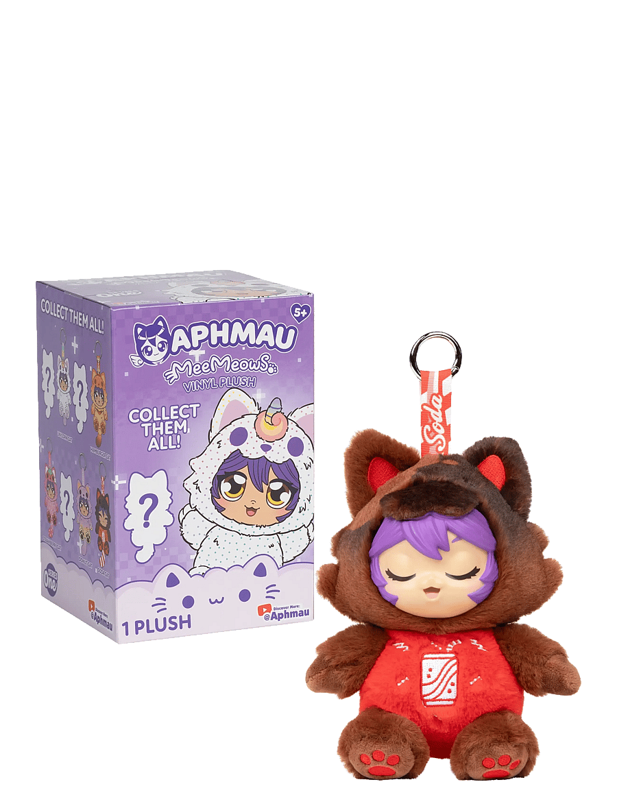 Aphmau - Aphmau Vinyl Plush Bag Charm 15cm Asst. - mjuka leksaker - multi - 5