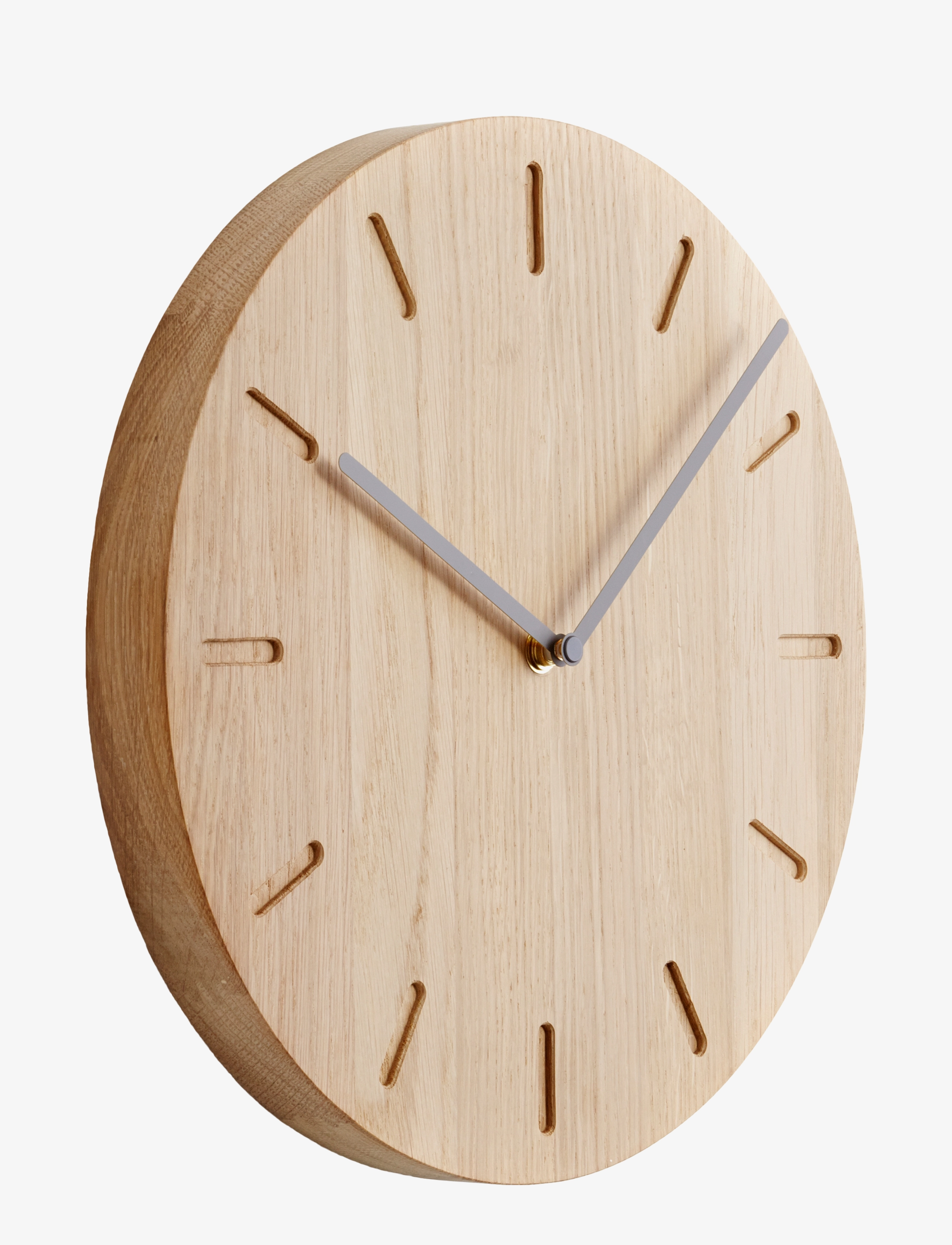 applicata Watch:Out - Wanduhren - OAK/GREY / brown