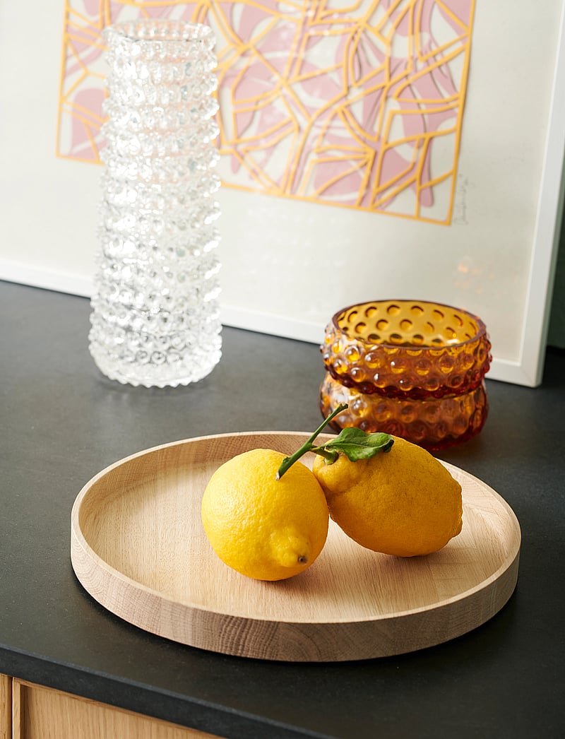 applicata - Luna - kerzenständer - oak/black - 0