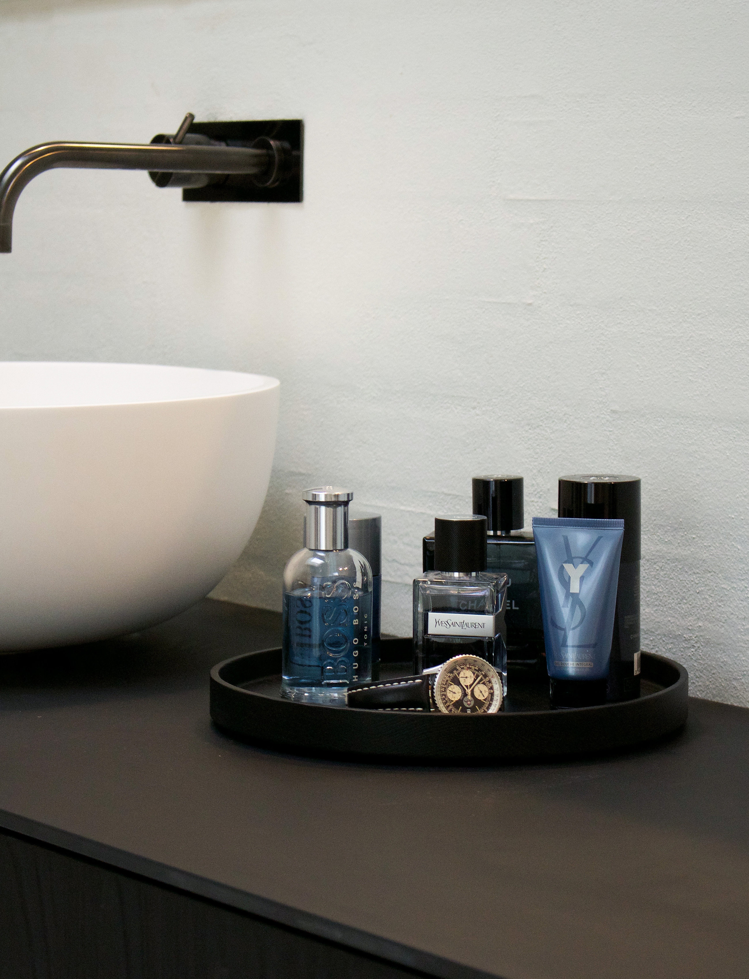 applicata Luna Tray, One Size, Dining & Table Accessories, Schwarz - Trays, Homeware