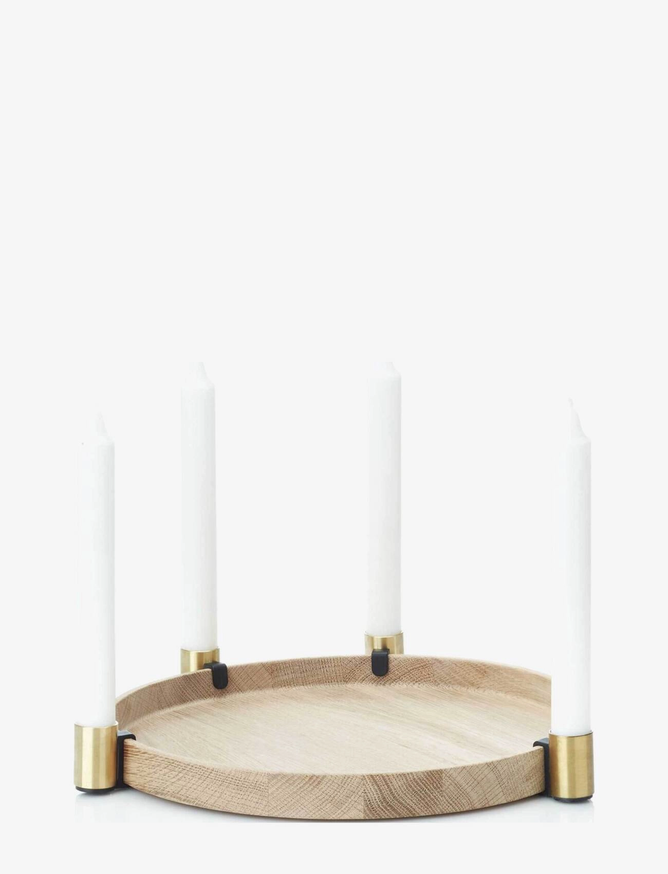 applicata Luna MAXI - Vis alt - OAK/BRASS / gold
