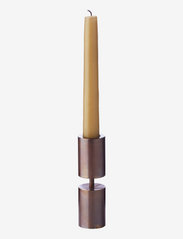 applicata - SOLID candleholder - geburtstagsgeschenke - brown brass - 0