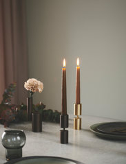 applicata - SOLID candleholder - geburtstagsgeschenke - brown brass - 4