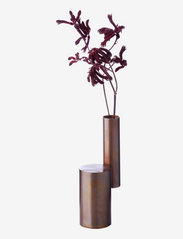 BALANCE vase / candleholder - BROWN BRASS