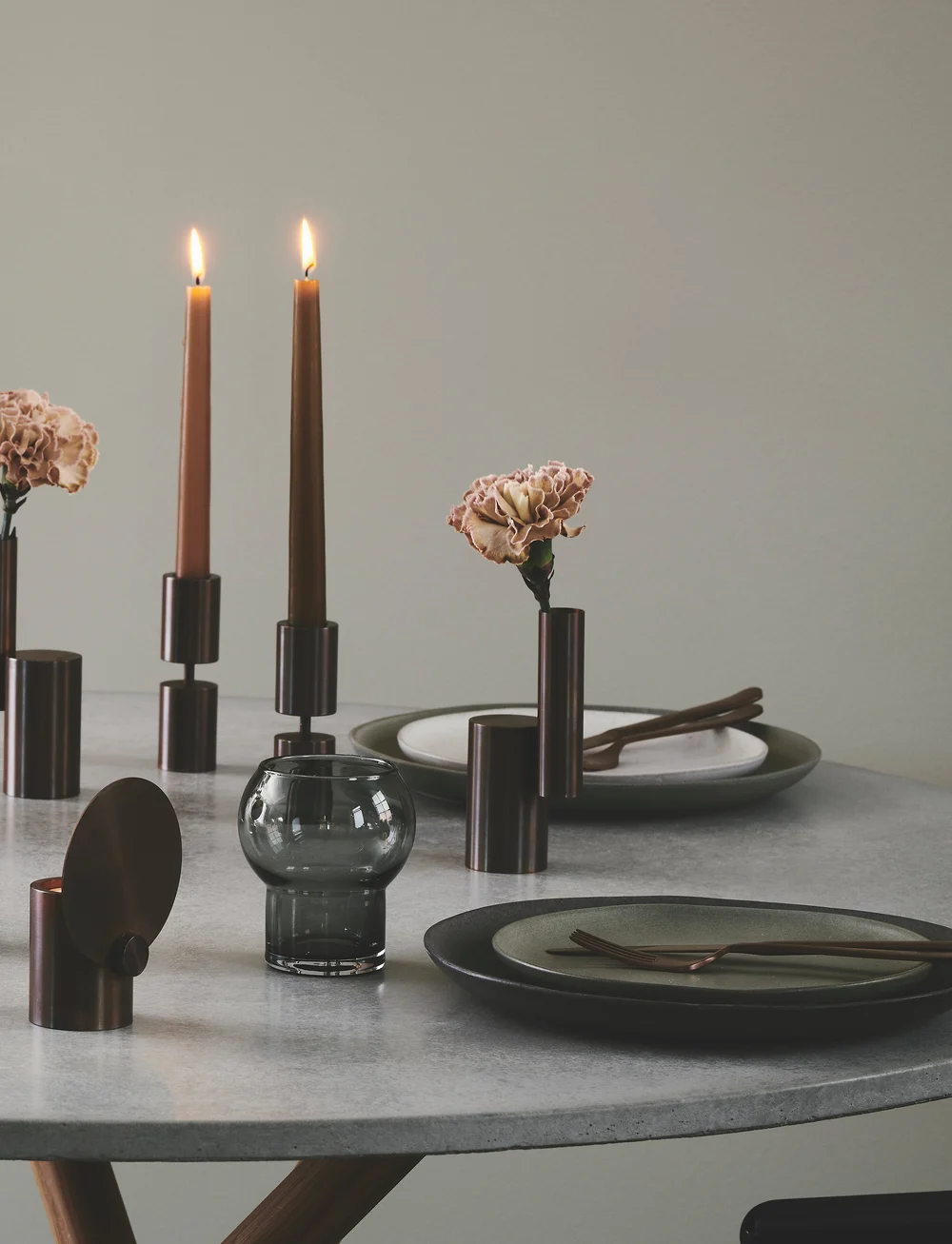 applicata - GLOW tealight - nach preis einkaufen - brown brass - 2