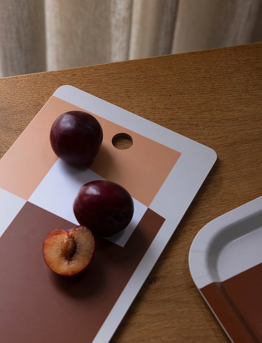 applicata - Tapas board, Clay, large - red - 5