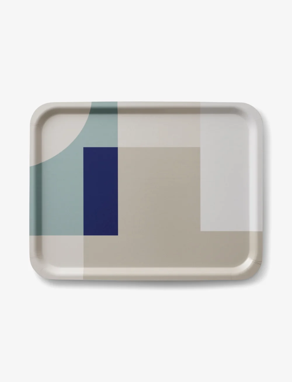 applicata - Tray Sand, large - dining & table accessories - blue - 0