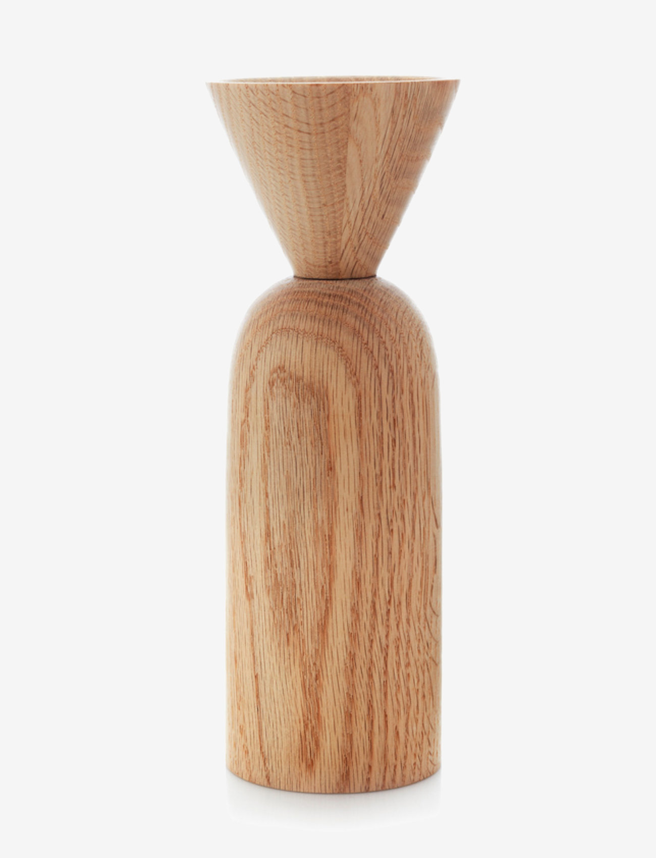 applicata - SHAPE, Cone vase - geburtstagsgeschenke - oak - 0