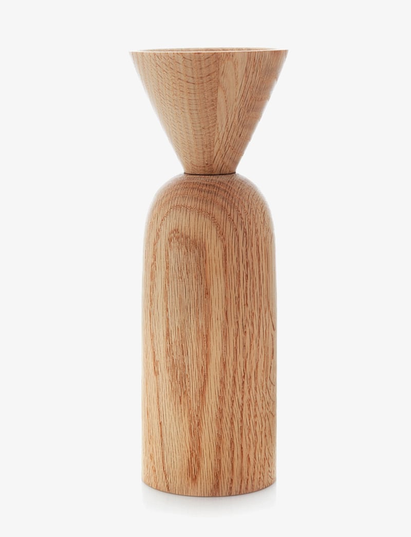 applicata - SHAPE, Cone vase - geburtstagsgeschenke - oak - 0