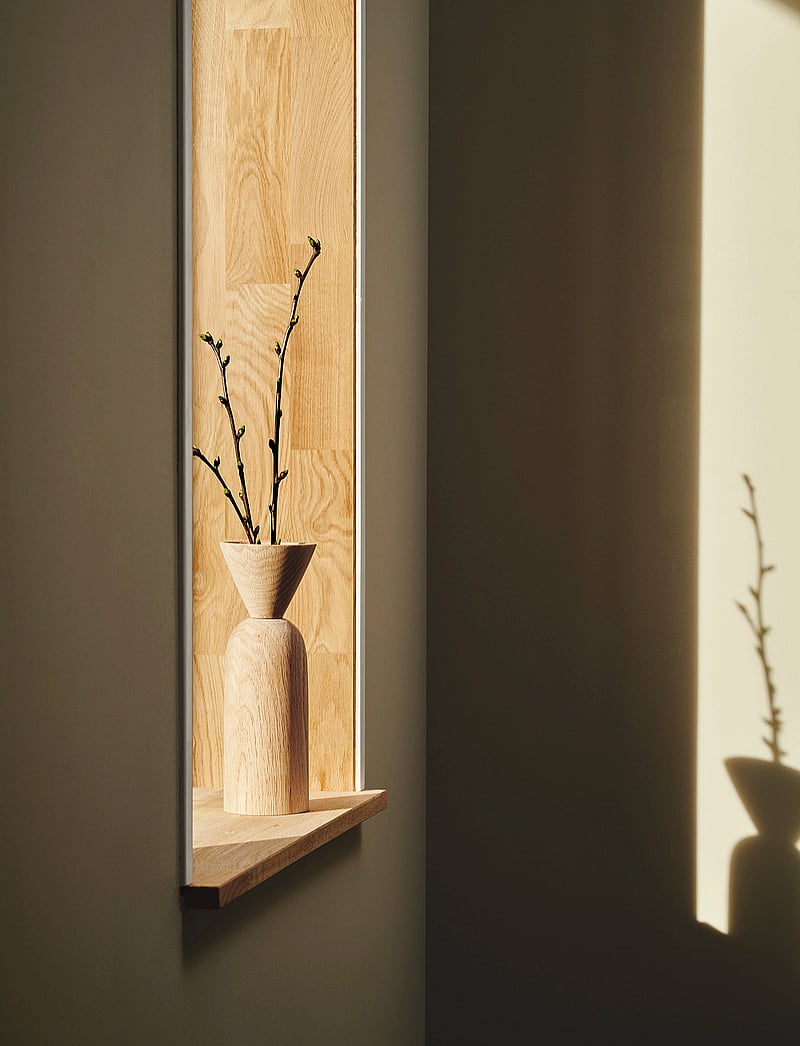 applicata - SHAPE, Cone vase - geburtstagsgeschenke - oak - 1