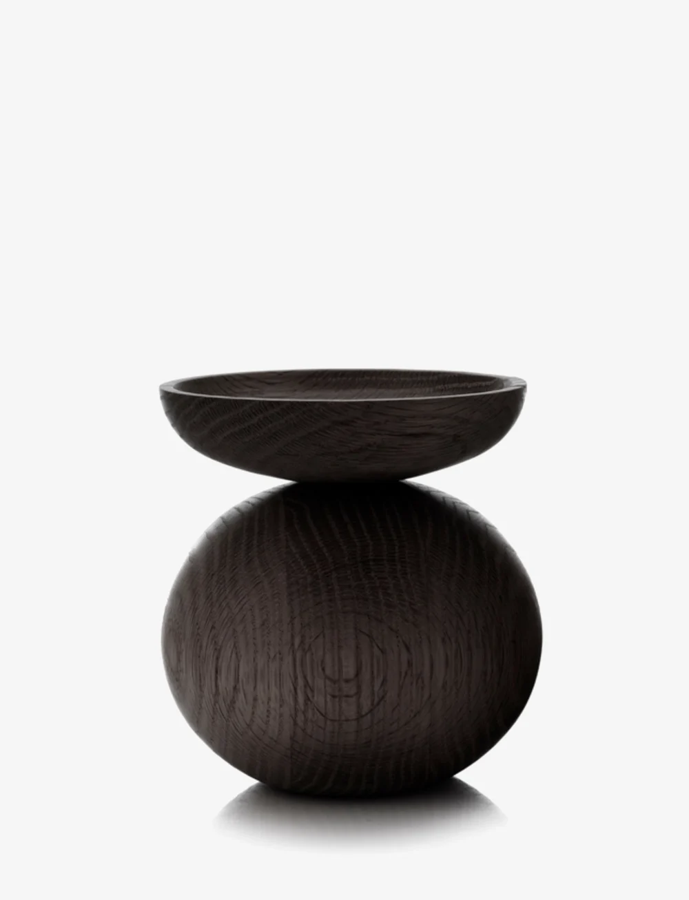 applicata - SHAPE, Bowl vase - dekoration - black stained oak - 0