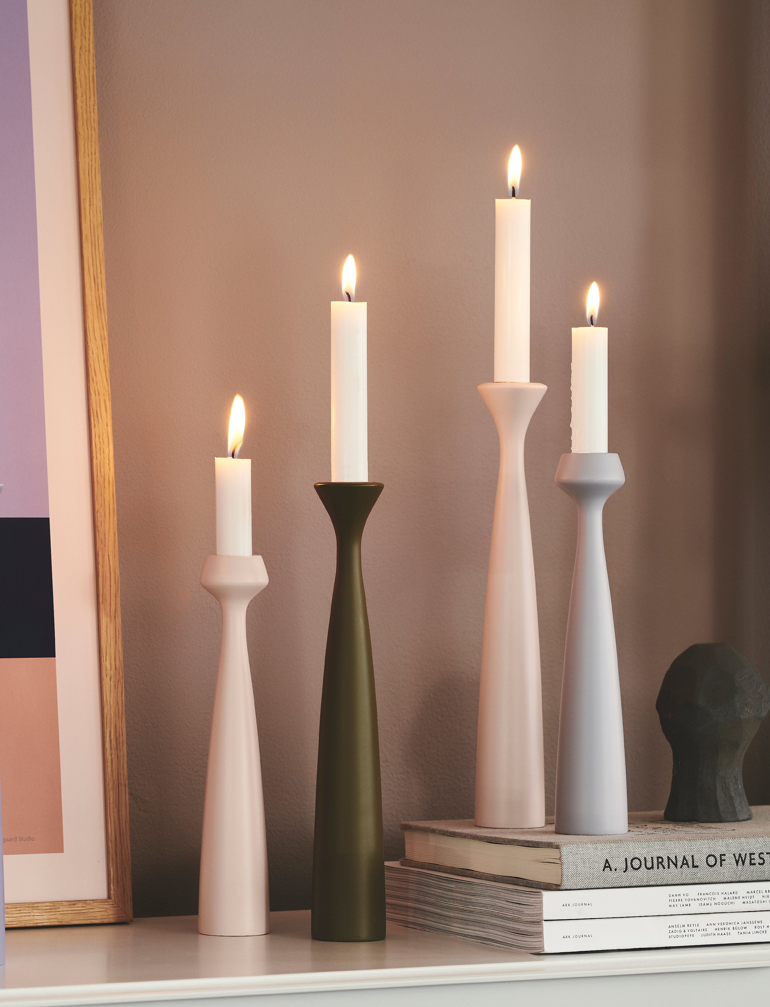 applicata - Lily candleholder - teelichthalter - cool grey - 2