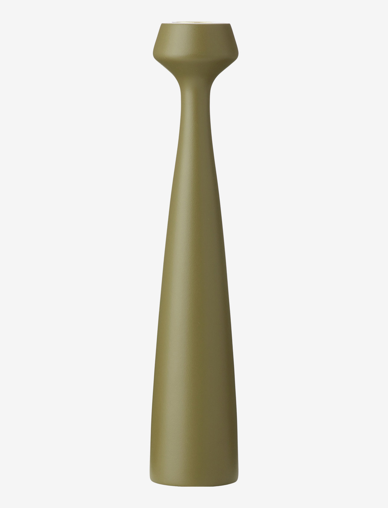 applicata - Lily candleholder - fyrfadsstager - olive green - 0
