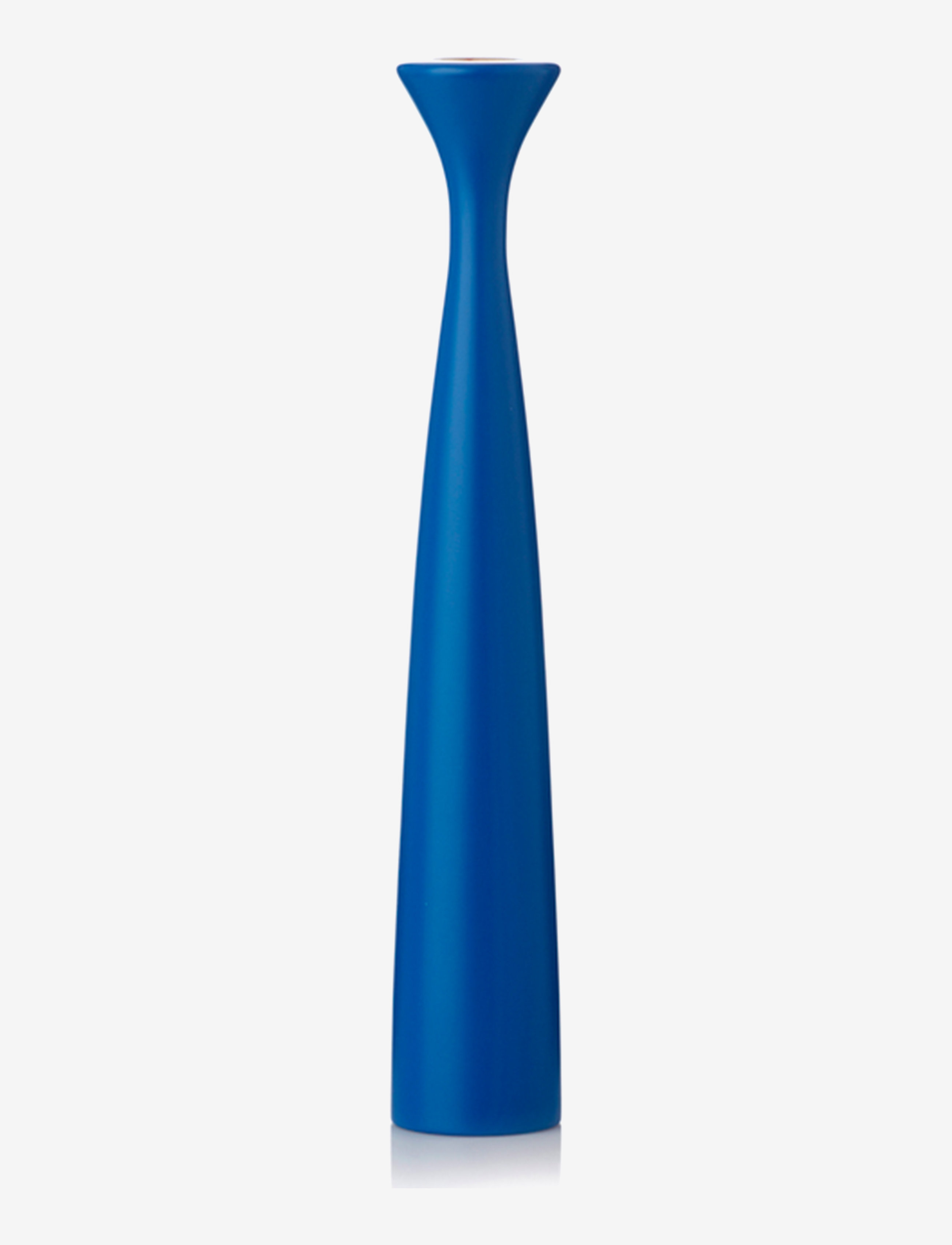 applicata Rose Candleholder, Lysestage, Blå, Str: H:29CM