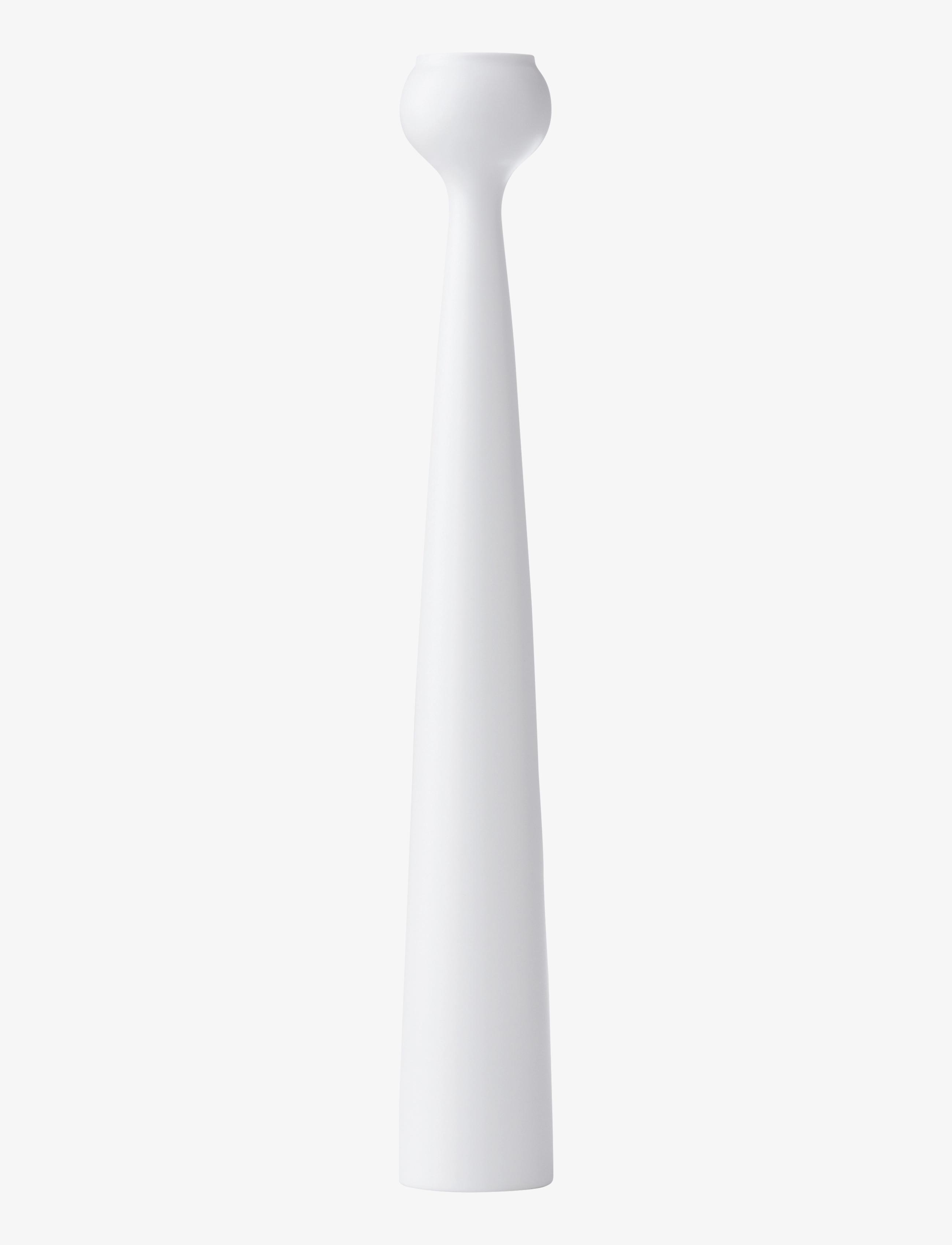 applicata Tulip Candleholder, H:33.5 cm, White, Lysestager & Lanterner > Lysestager, Unisex