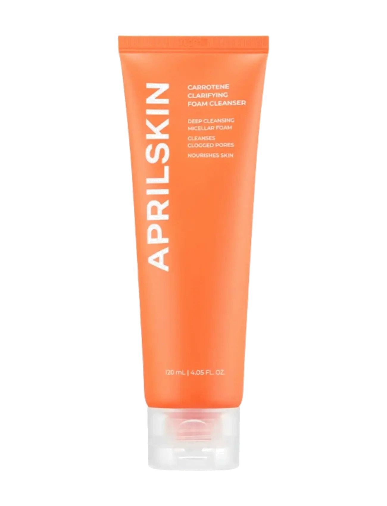 Aprilskin - Carrotene Clarifying Foam Cleanser (120G.), Skummende rensemiddel, Nude, Str: 120 G