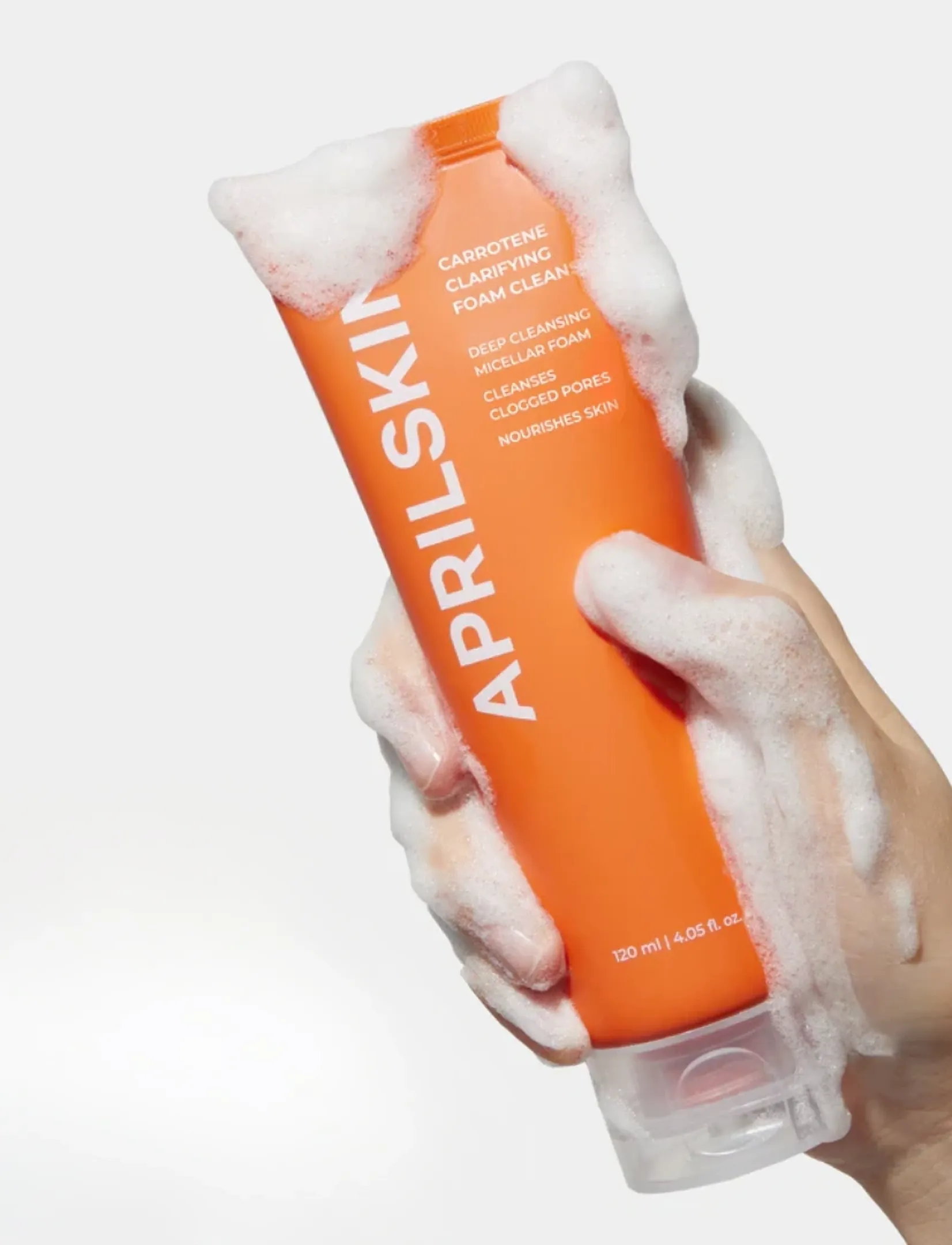 Aprilskin Aprilskin - Carrotene Clarifying Foam Cleanser (120G.), 120 G, Nude, Cleansers > Foaming Cleanser, Dame