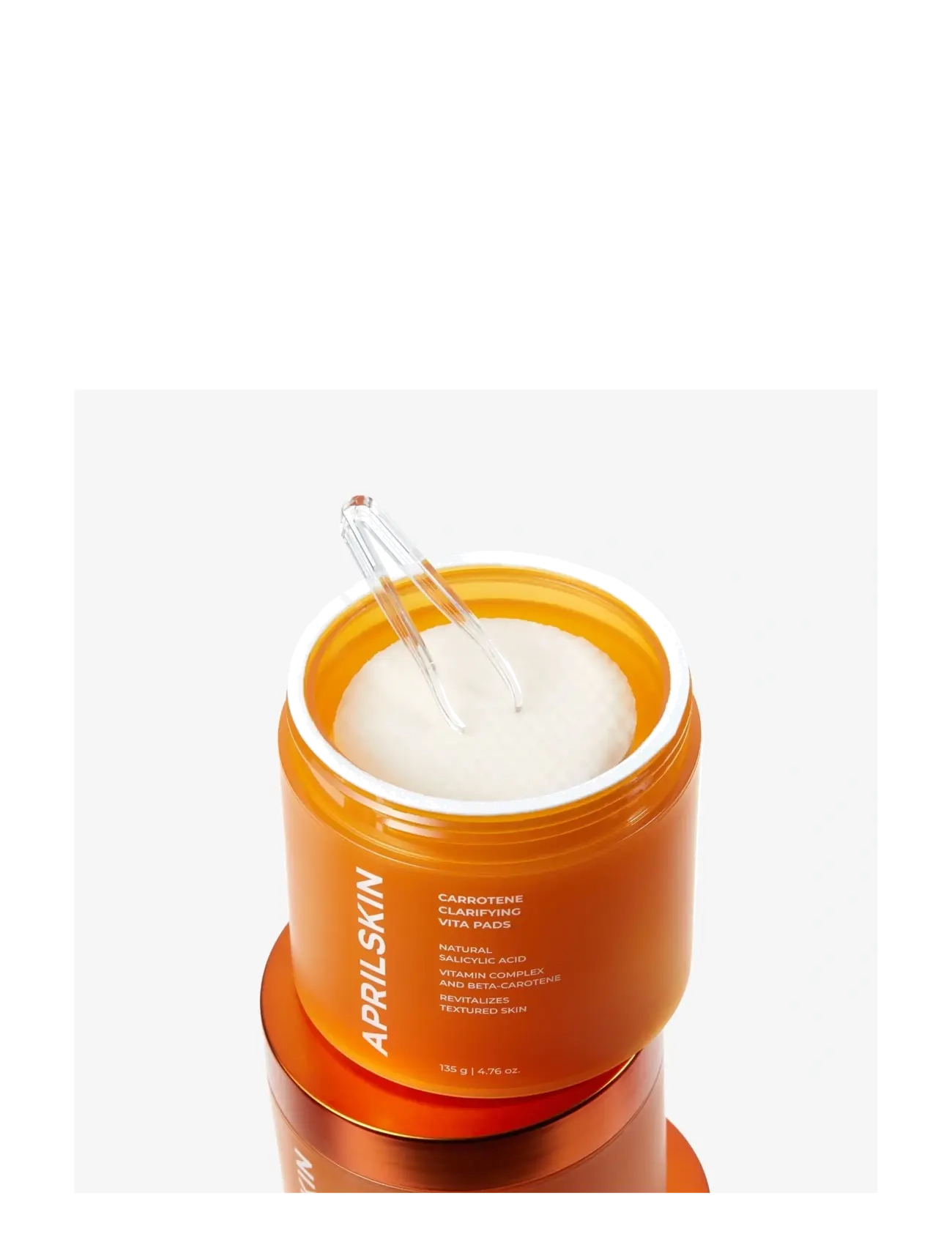 Aprilskin - Aprilskin - Carrotene Clarifying Vita Pads (60pcs.) - peeling - ansigte - clear - 1