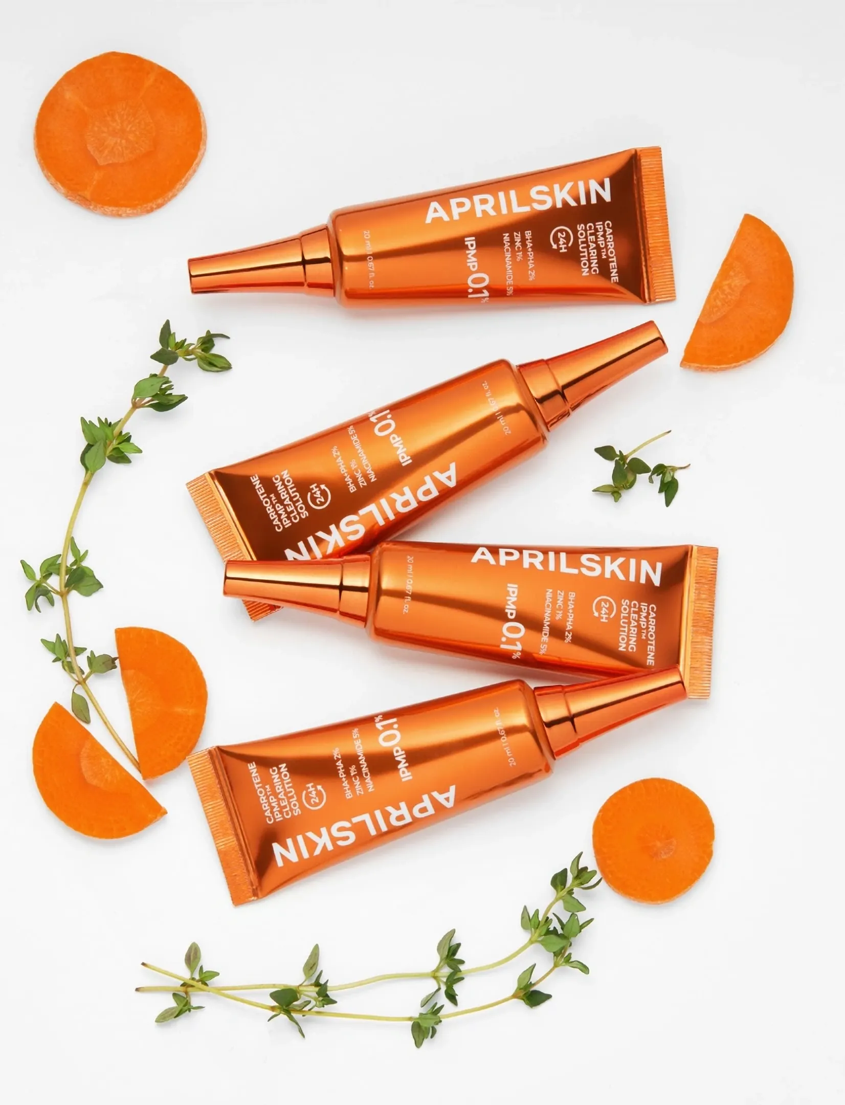 Aprilskin Aprilskin - Carrotene Ipmp Clearing Solution (20ml), 20 ml, Nude, Ansigt > Pletbehandlinger, Dame