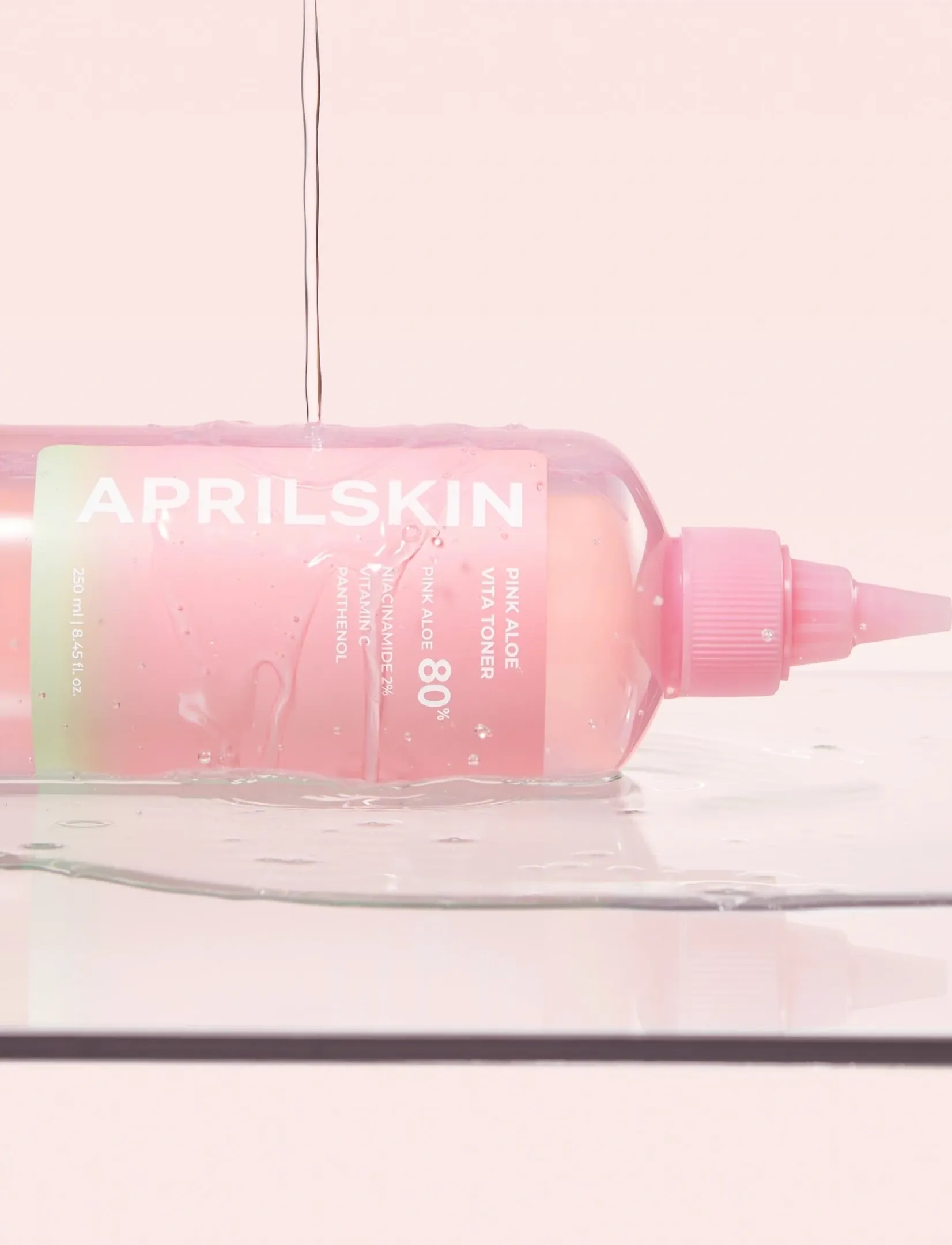 Aprilskin Aprilskin - Pink Aloe Vita Toner (250 ml), 250 ml, Nude, Tonere > Hydrerende Tonere, Dame