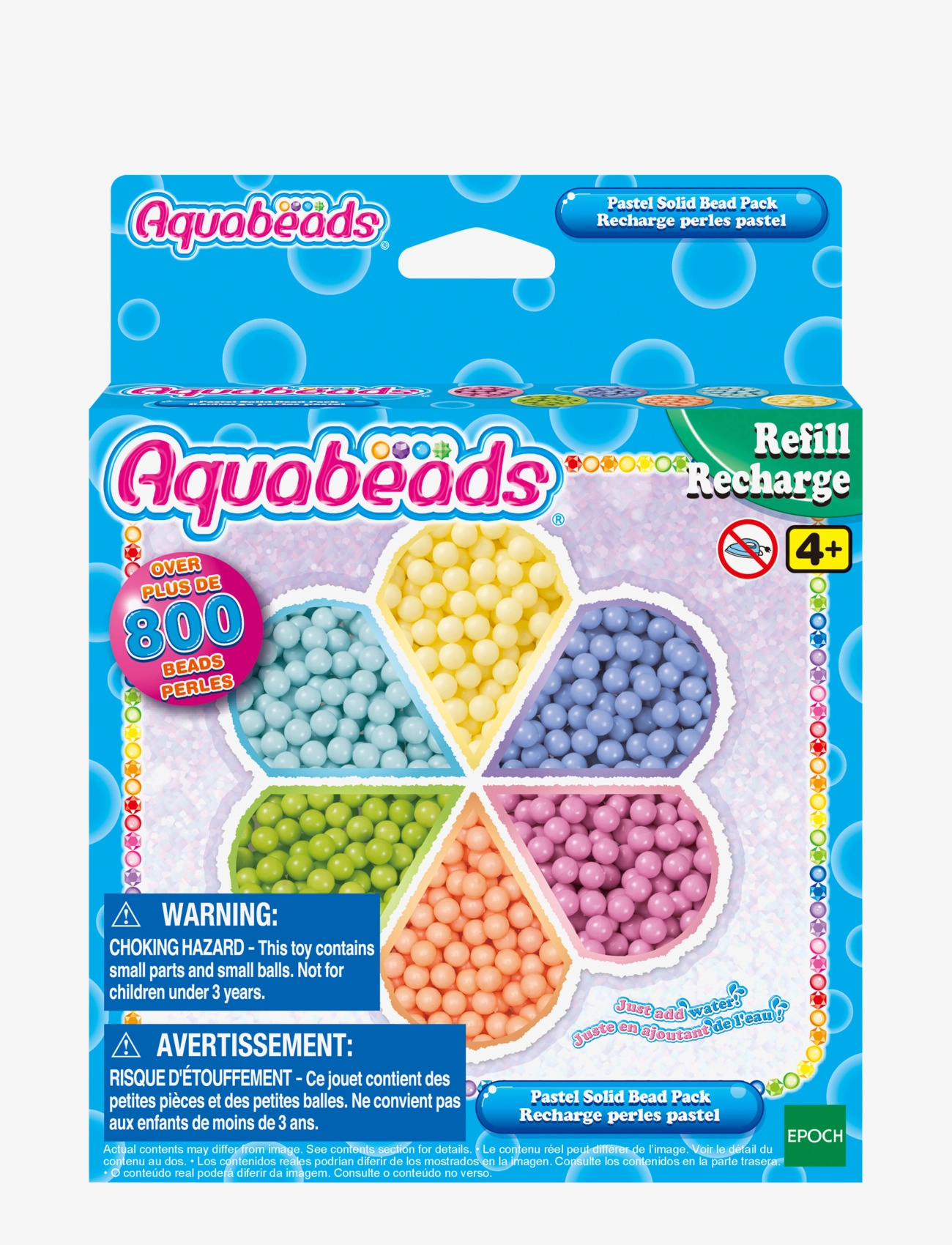 Pastel Solid Bead Pack - MULTICOLOR