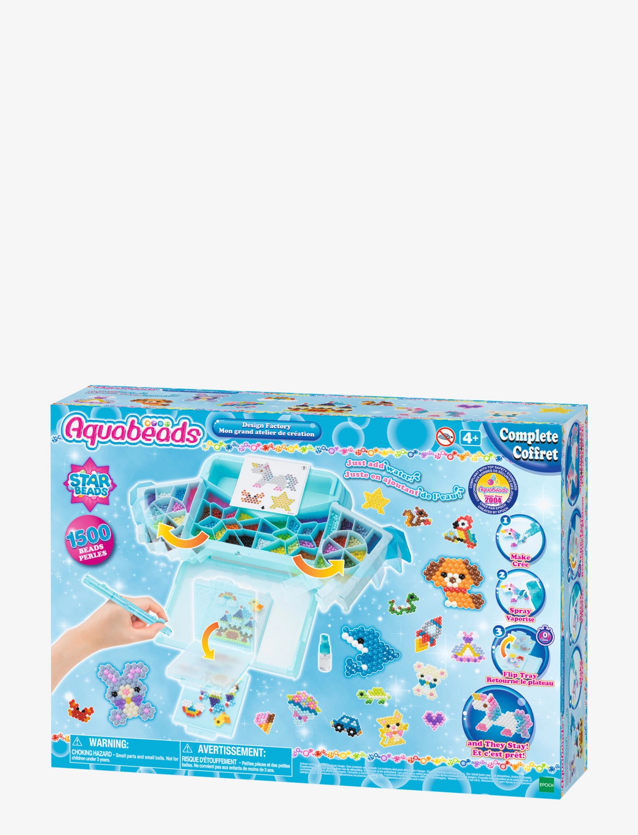Aquabeads Design Factory, One Size, Multi/patterned, Håndværk > Perler, Børn