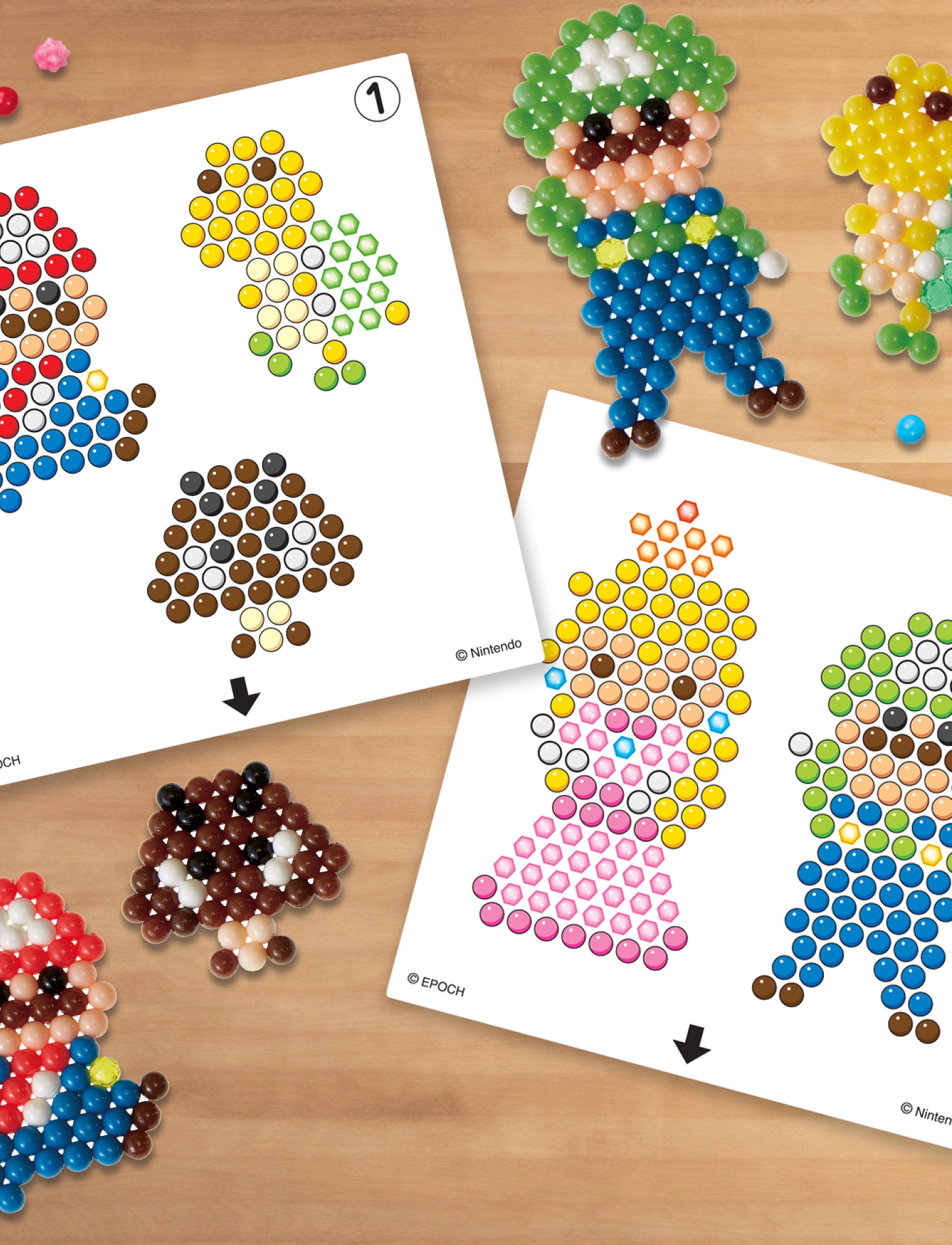 Aquabeads - Super Mario Character Set (w/ Star Beads) - föndur - multicolor - 2
