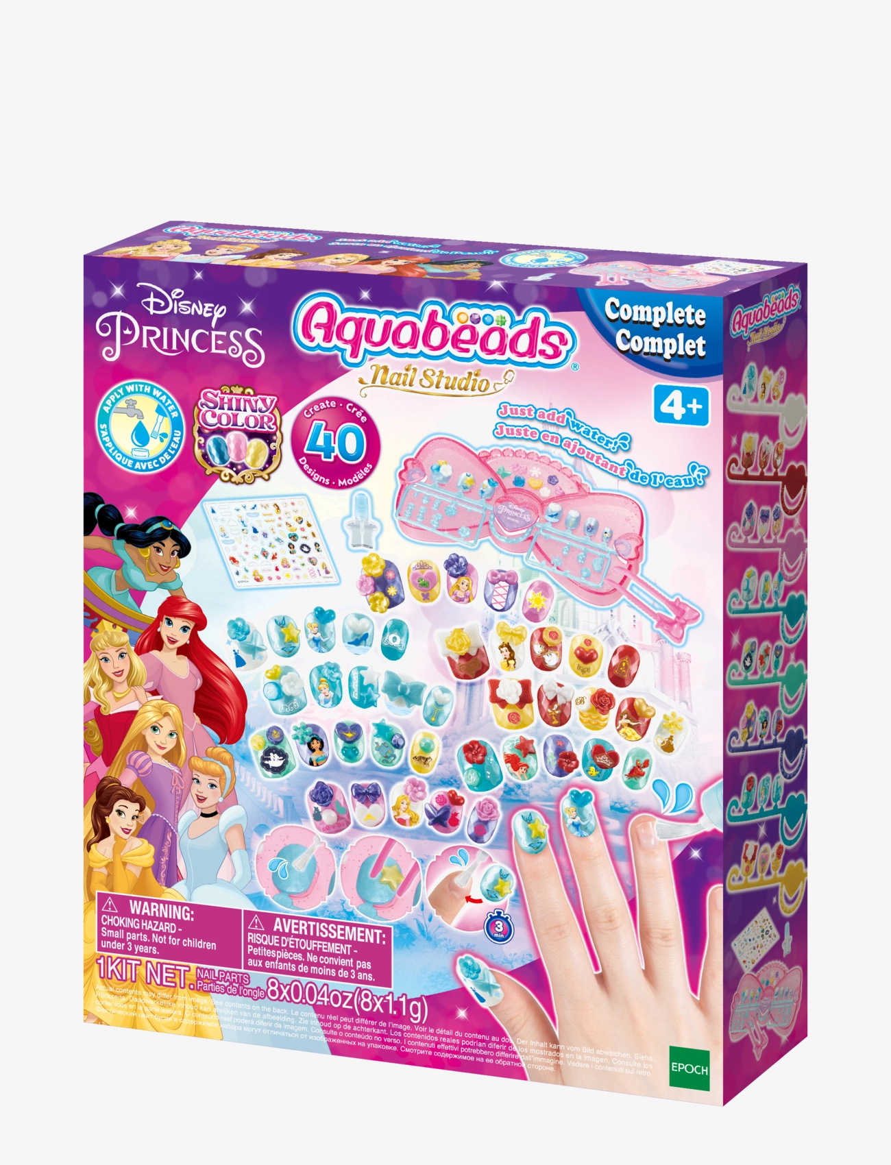 Aquabeads Aquabeads Neglestudio - Disney Prinsesser - Legetøj - MIXED / multi