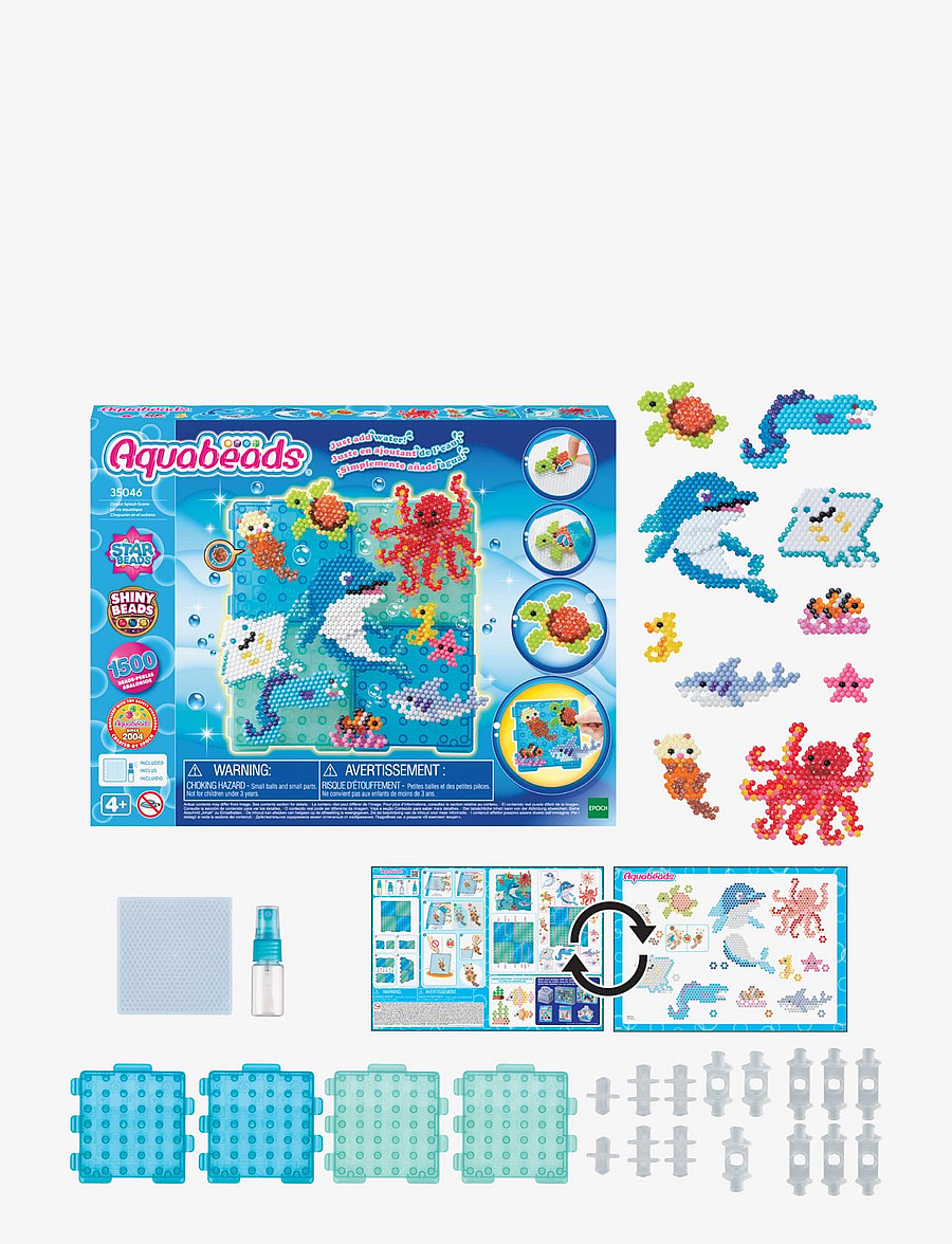 Aquabeads - Perlesæt havdyr - pärlor - mixed - 1