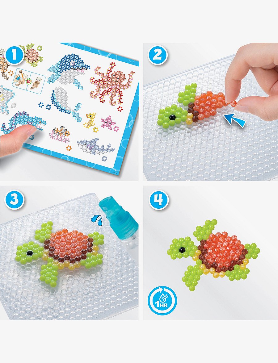 Aquabeads - Perlesæt havdyr - pärlor - mixed - 2