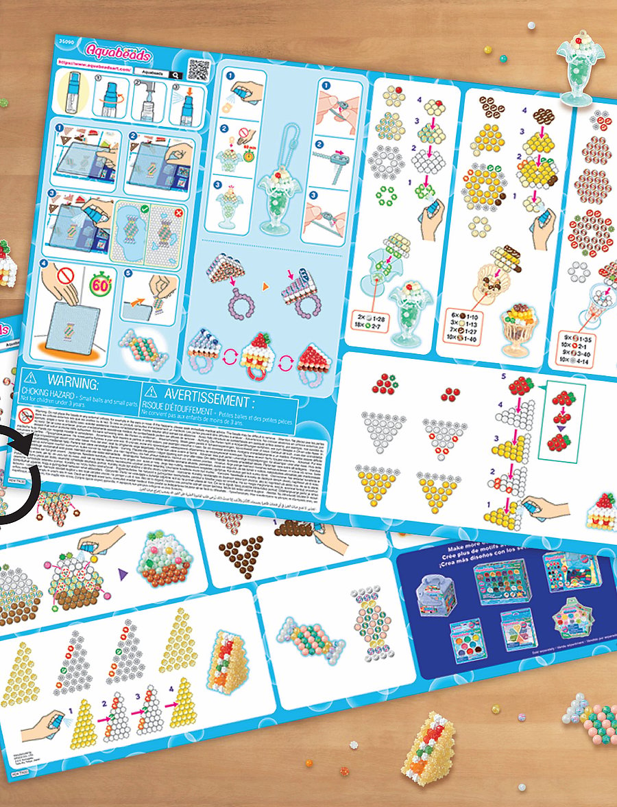 Aquabeads - Sweet Accessories Craft Kit - föndursett - mixed - 3