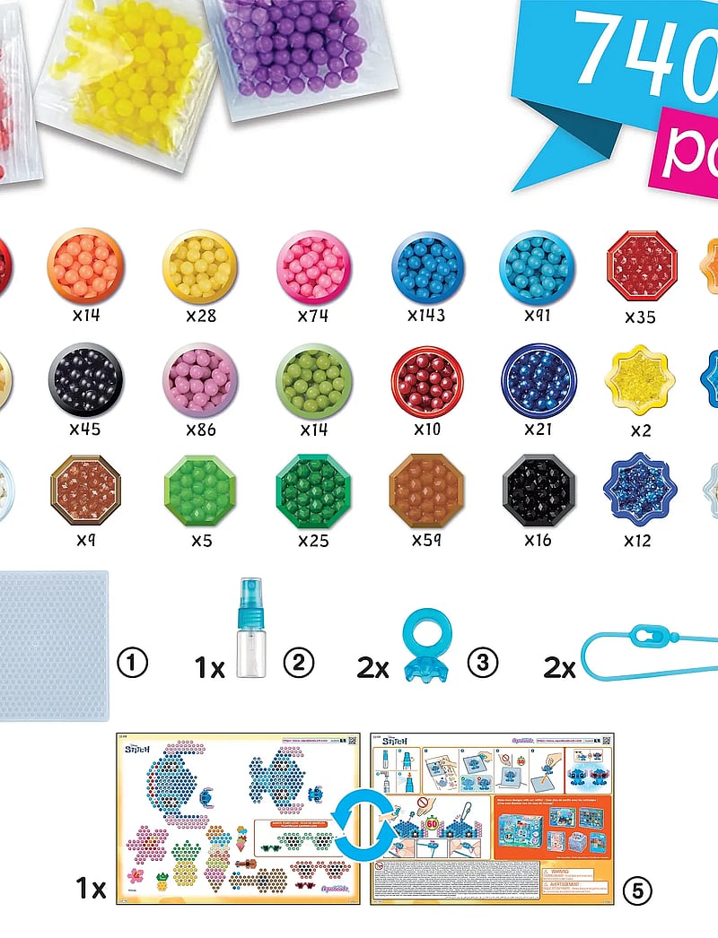 Aquabeads - Stitch Keychain Craft Kit - kreasæt - mixed - 3