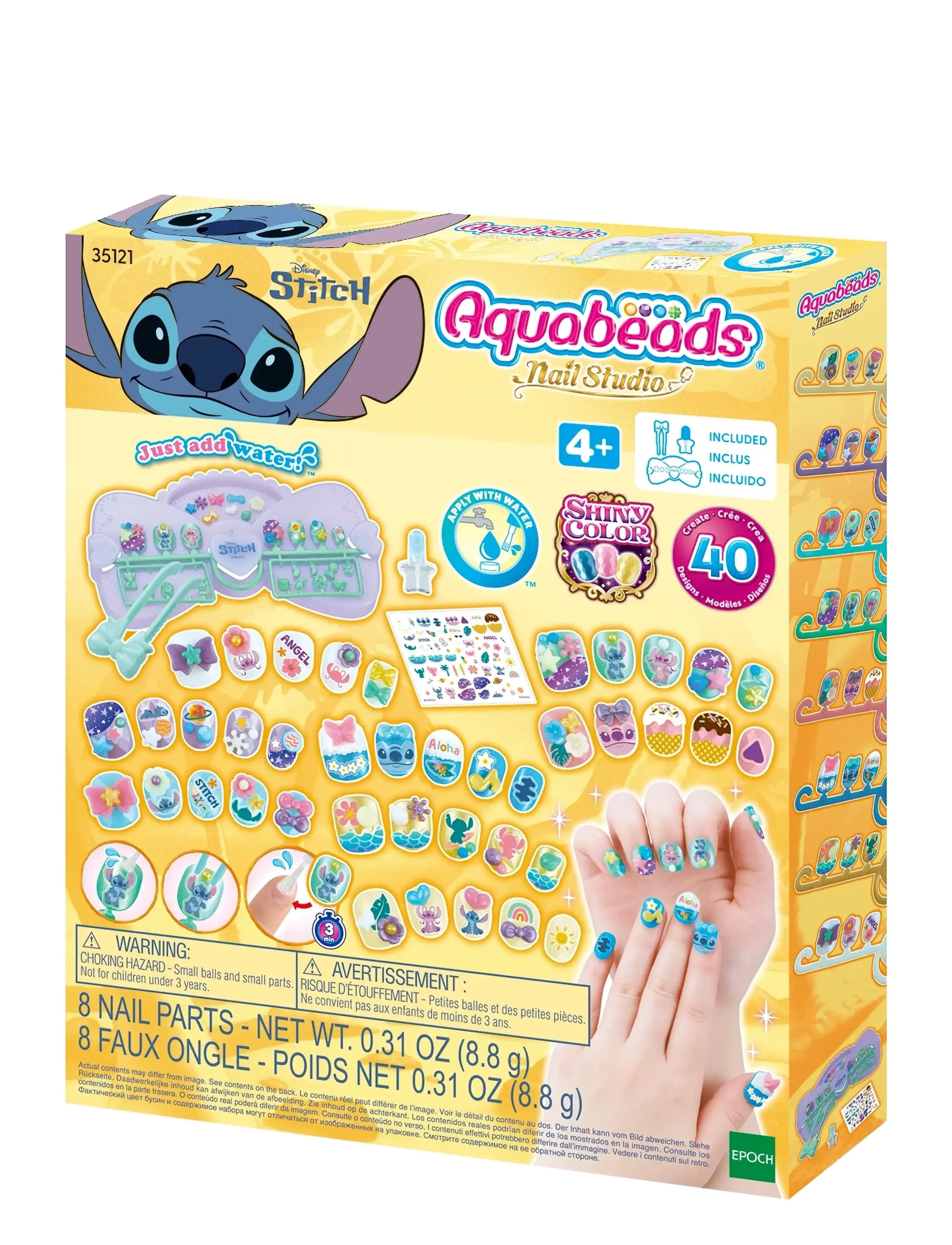 Aquabeads Stitch Nageldesigner – Skaparkit - Leksaker - MIXED / multi