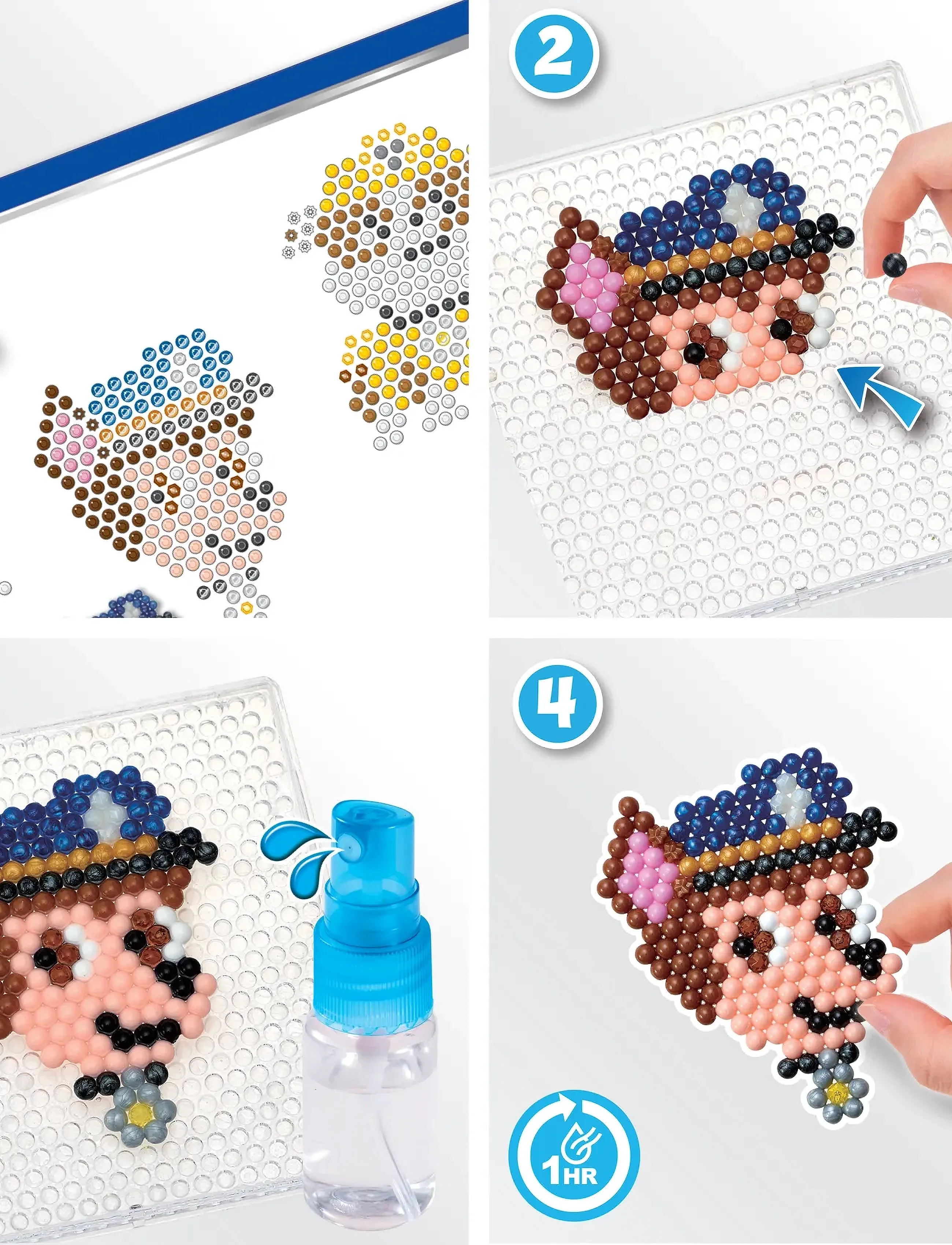 Aquabeads Paw Patrol Mega Craft Kit, One Size, Multi/patterned, Håndværk > Perler, Børn