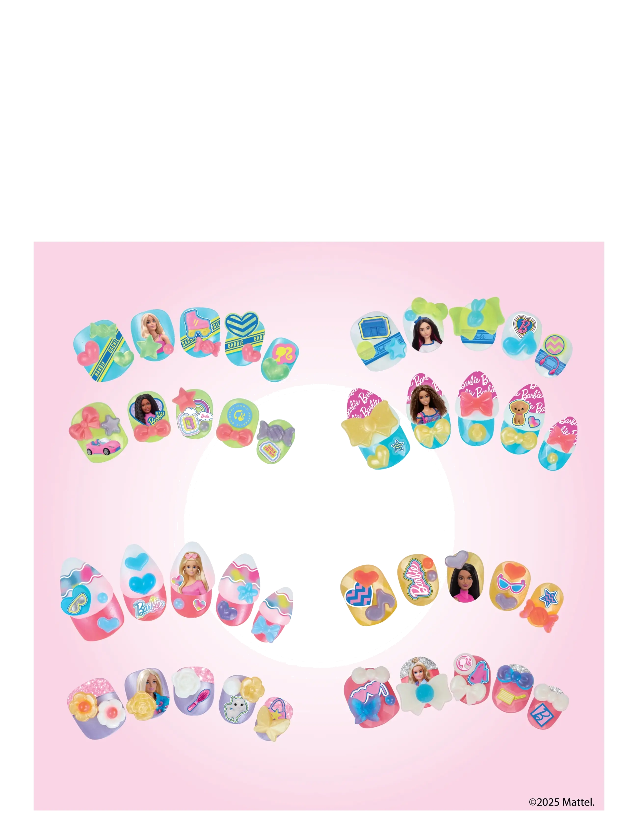 Aquabeads - Barbie Nail Designer Kit - kreasæt - mixed - 2