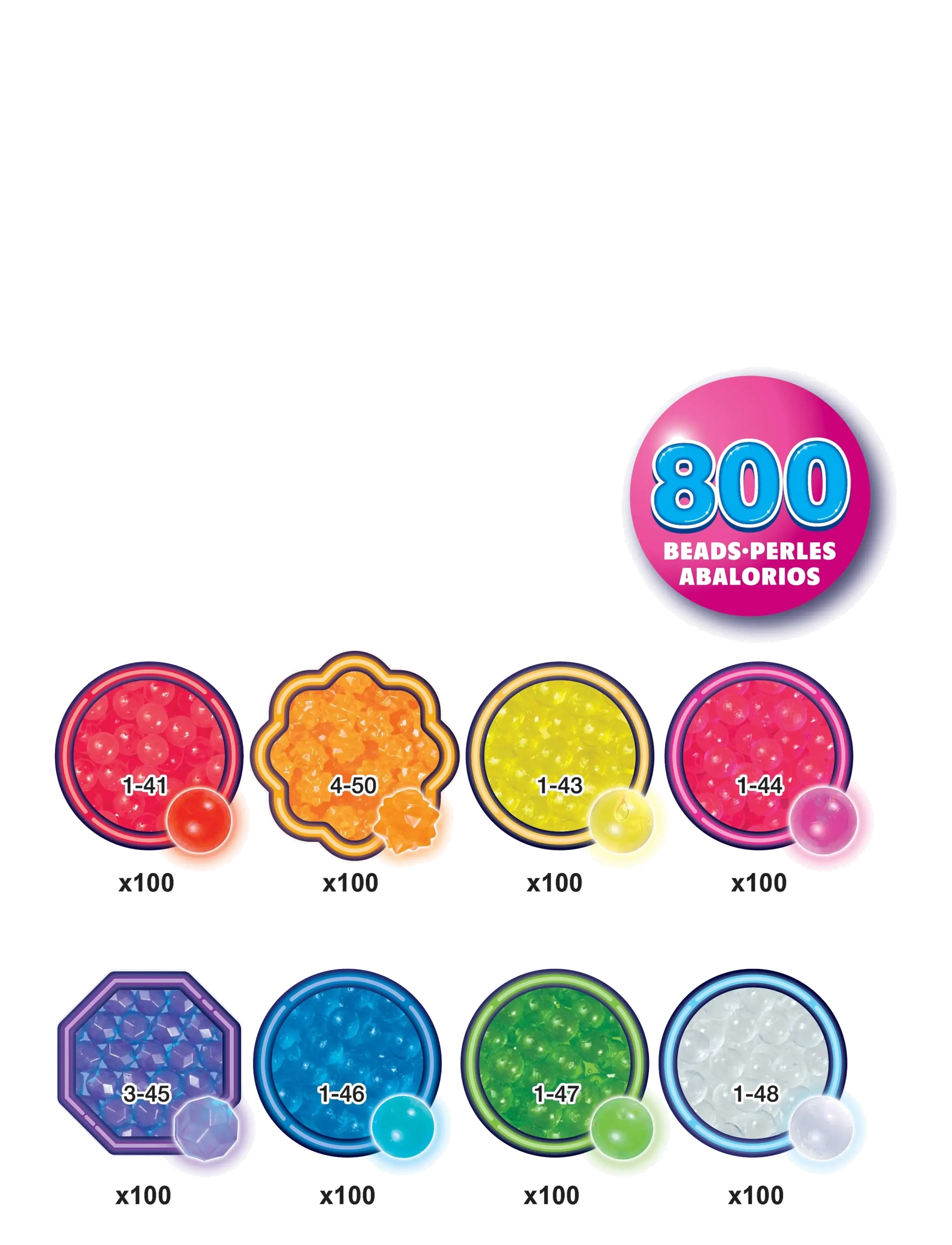 Aquabeads - Neon Bead Pack - perler - mixed - 1