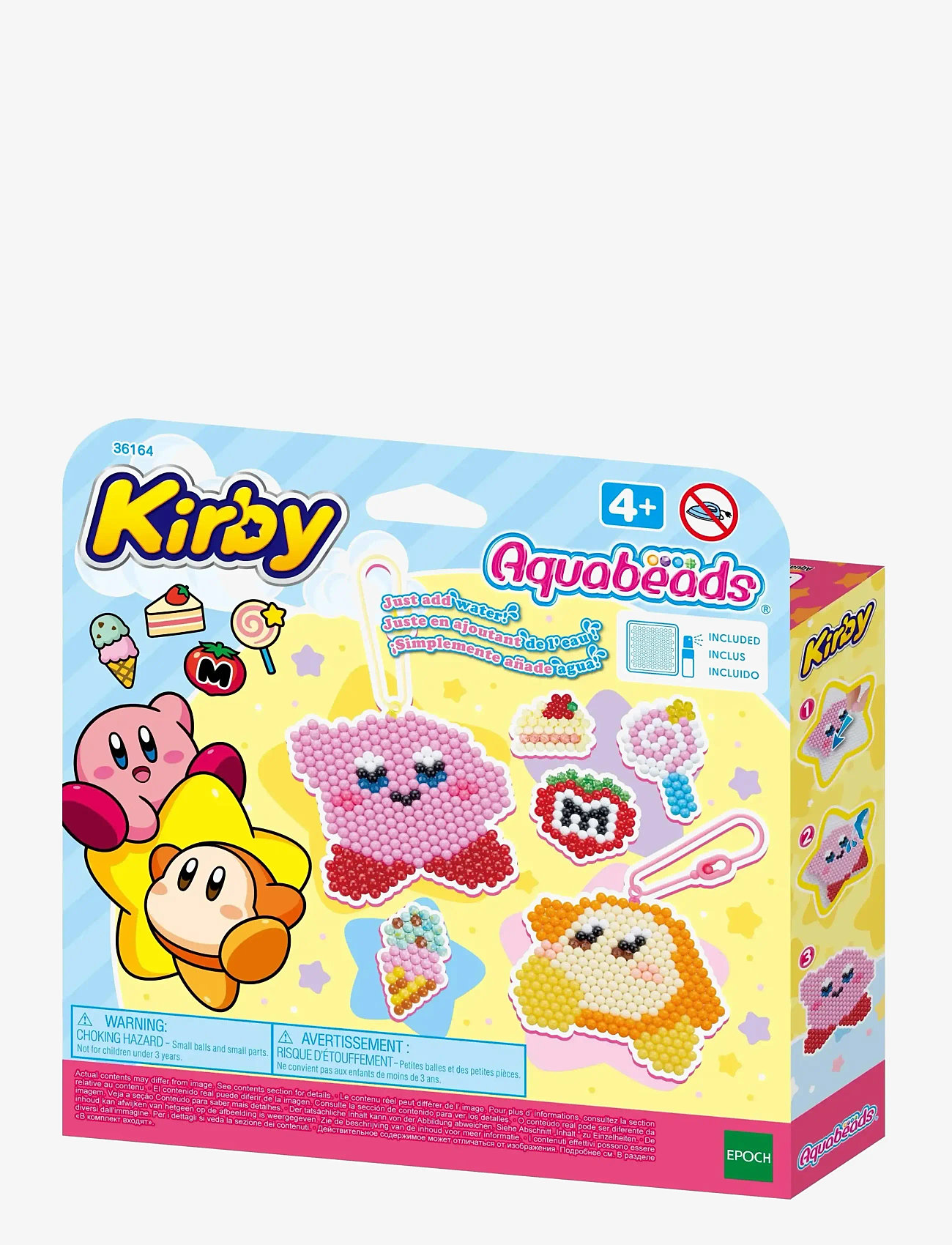 Aquabeads - Kirby Keychain Craft Kit - kreasæt - mixed - 1