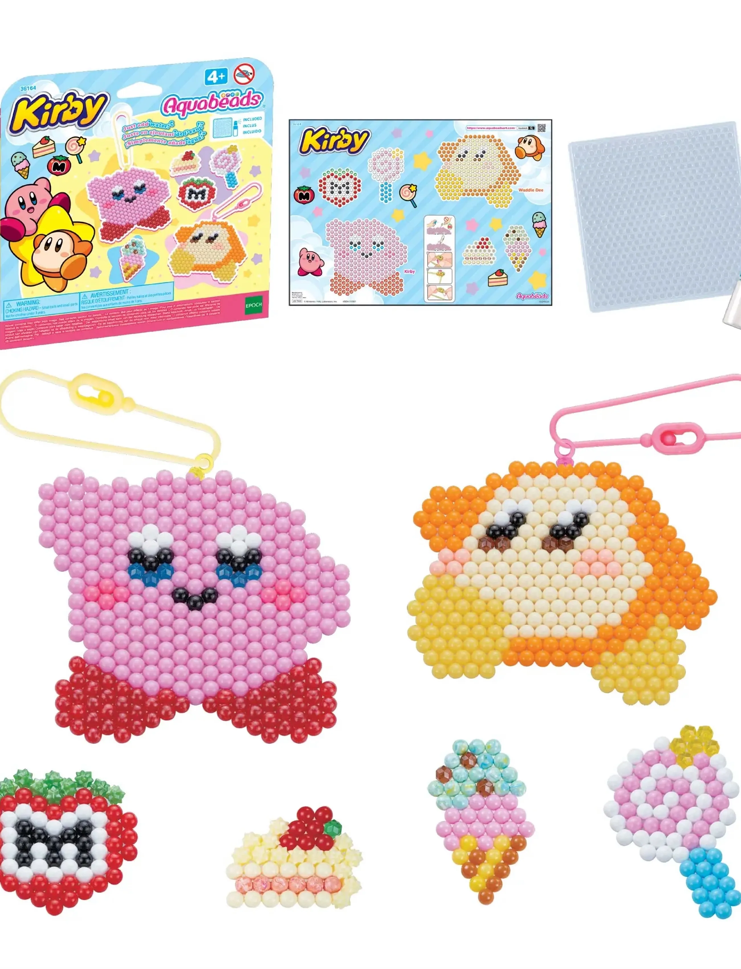 Aquabeads Kirby Keychain Craft Kit, Børn, Craft Sæt, Multi/mønstret, Str: ONE SIZE