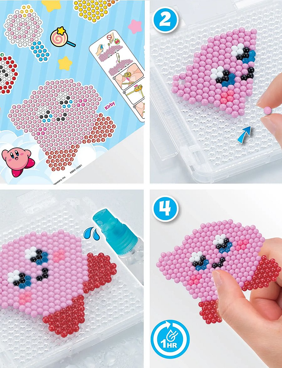 Aquabeads - Kirby Keychain Craft Kit - kreasæt - mixed - 2