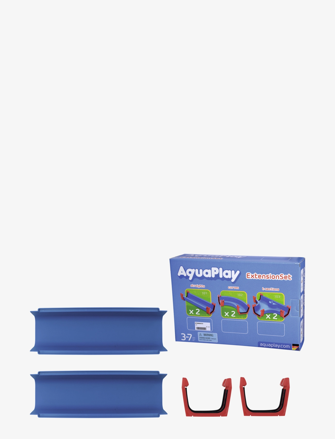 Aquaplay 2-Pack Straights, One Size, Water Spielzeug, Blau - Other Kinder