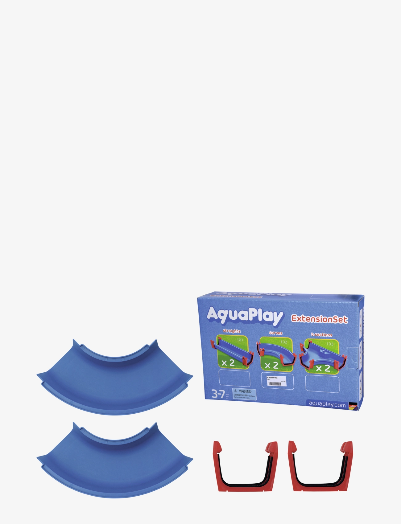 Aquaplay 2-Pack Curves, One Size, Water Spielzeug, Blau - Other Kinder