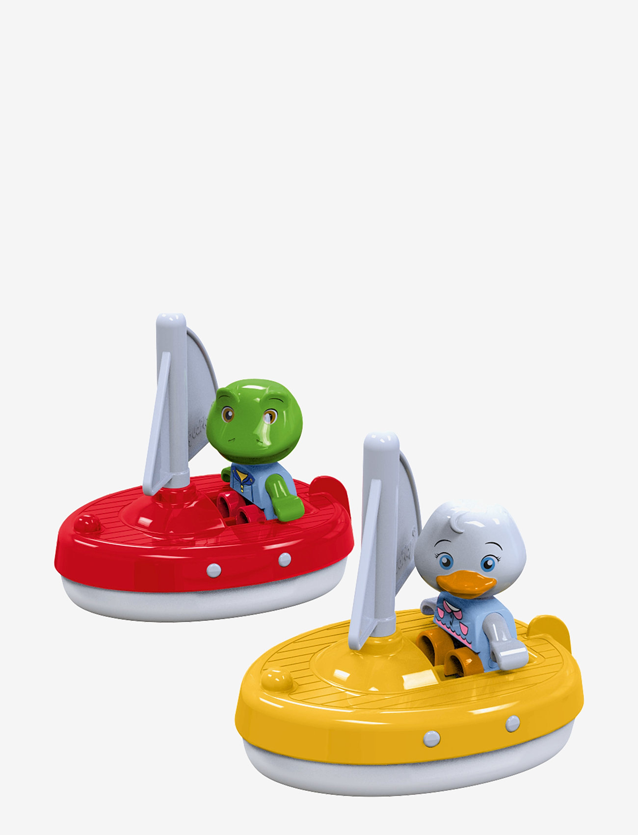 Aquaplay - Aquaplay 2 Sailingboats with 2 figureines - badelegetøj - multi coloured - 0
