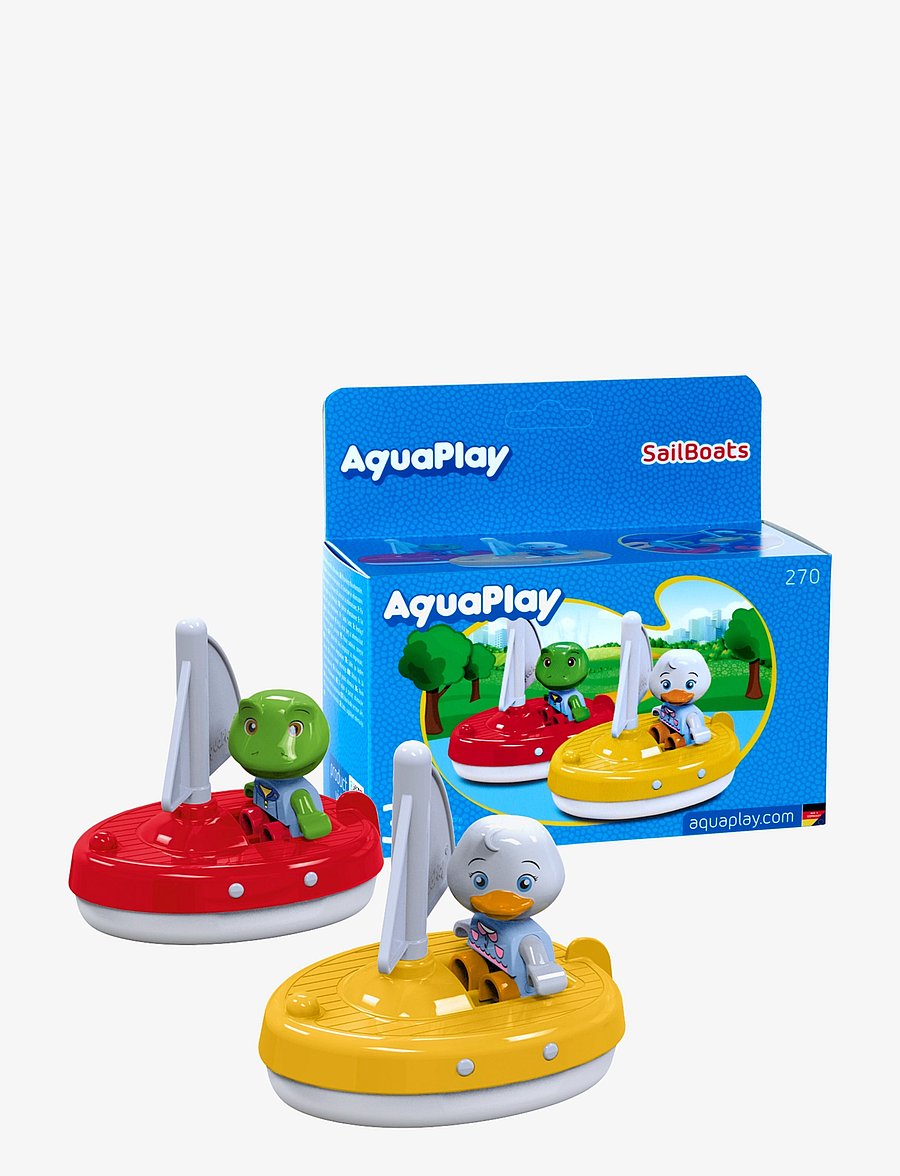 Aquaplay - Aquaplay 2 Sailingboats with 2 figureines - vannas rotaļlietas - multi coloured - 1