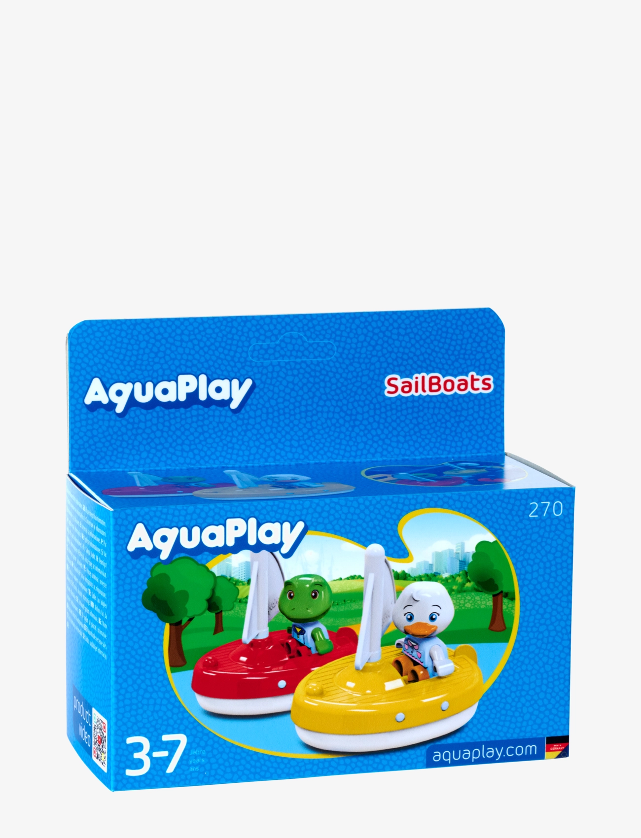 Aquaplay - Aquaplay 2 Sailingboats with 2 figureines - zabawki do kąpieli - multi coloured - 2