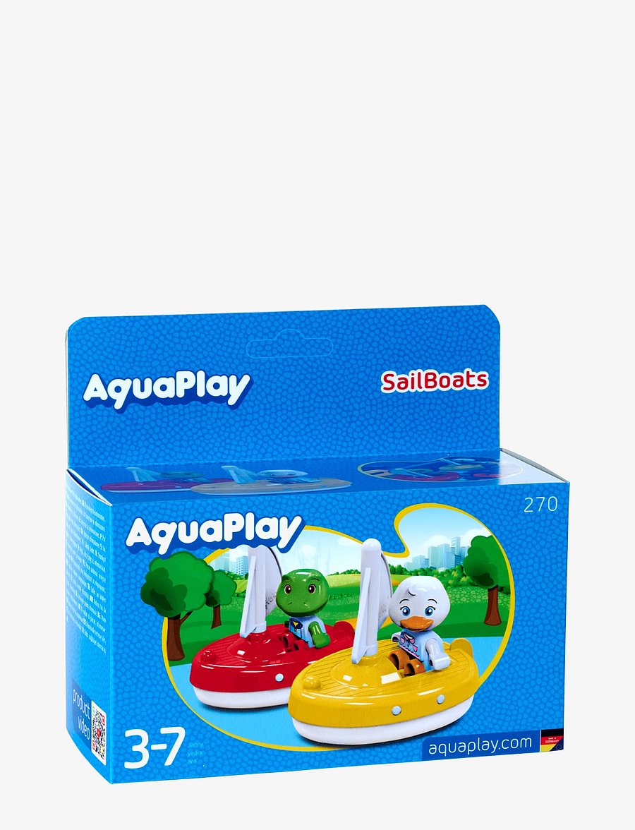 Aquaplay - Aquaplay 2 Sailingboats with 2 figureines - vannas rotaļlietas - multi coloured - 2
