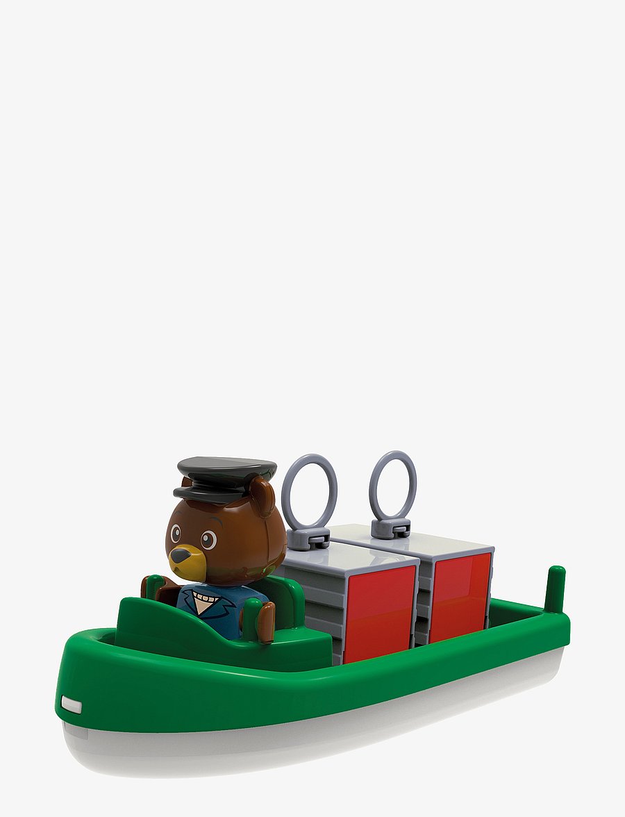 Aquaplay - AquaPlay 2 Containerboats with figurines - vannimänguasjad - multi coloured - 3