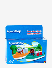 Aquaplay - Container- & Transportbåt - badleksaker - multi coloured - 6