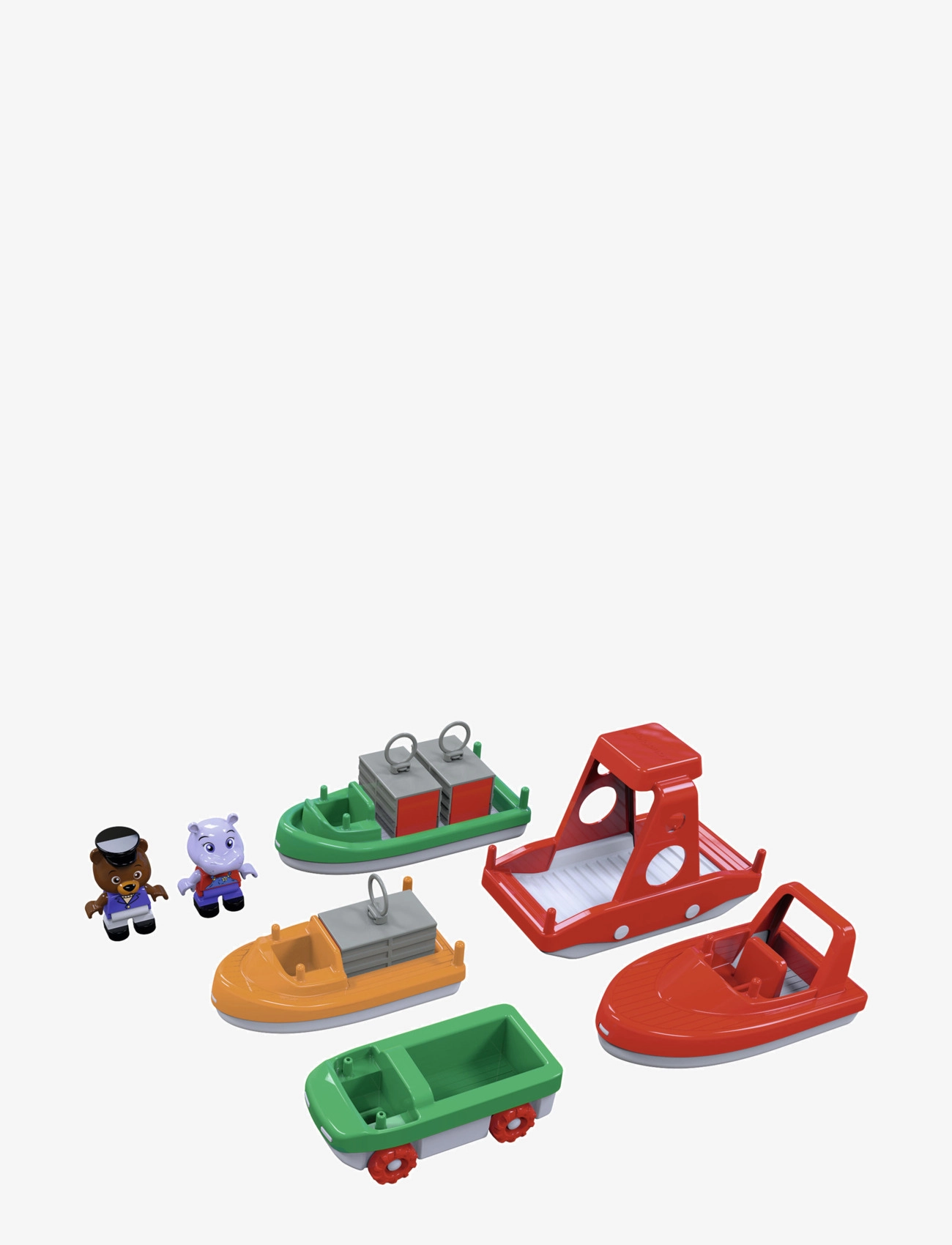 Aquaplay Aquaplay Båtset Med Figurer, One Size, Multi/patterned, Water Legetøj > Other Water Legetøj, Børn